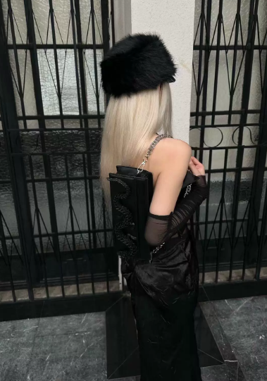 LSL Original Black Dragon Knight Dark Punk Bag | Niche Unisex Handbag Shoulder Crossbody Underarm Bag - Image 4