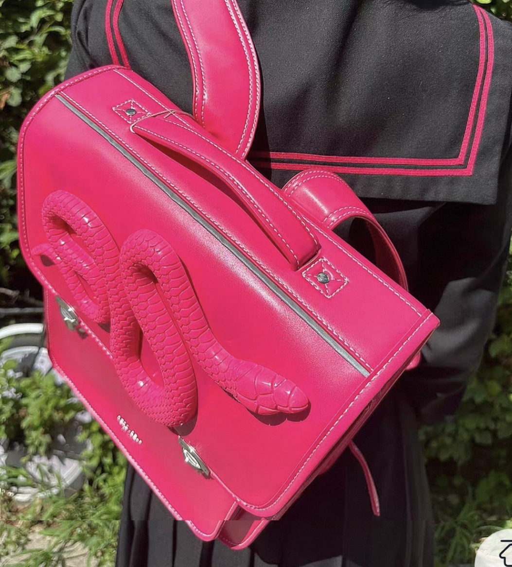 Handmade Birkin-Style Crossbody Bag - Image 2